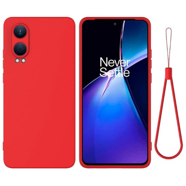 Liquid silikone cover OnePlus Nord CE4 Lite - China Red