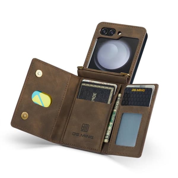 DG-Ming M2 cover Samsung Galaxy Z Flip 5 - Coffee