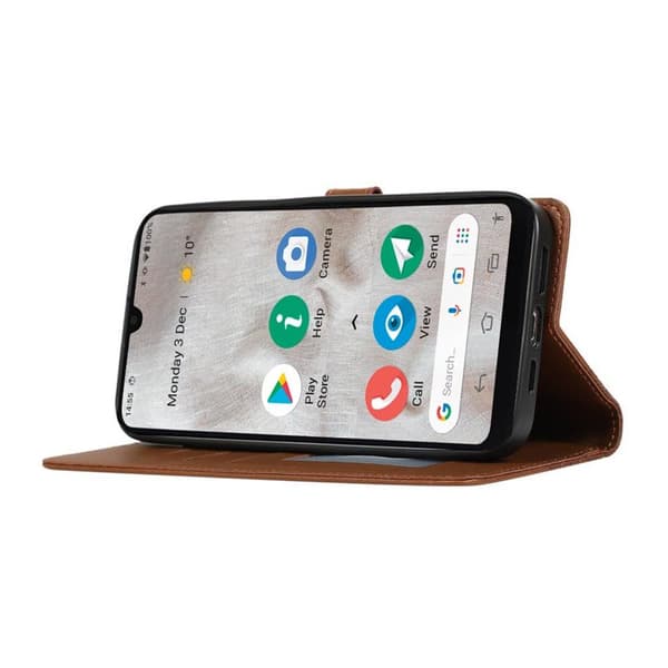 Blush mobilcover 3-kort Doro 8100 - Rusty Bronze