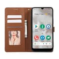 Miniatyrbillede 1 af 4: Blush mobilcover 3-kort Doro 8100 - Rusty Bronze
