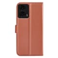 Miniatyrbild 6 av 6: Motorola Moto G04 4G/G24 4G Fodral Litchi Läder Brun