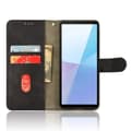 Miniatyrbild 2 av 6: Sony Xperia 10 VI Fodral Skin Touch Läder Fodral Svart
