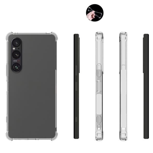 Sony Xperia 1 VI Shockproof TPU Skal Transparent