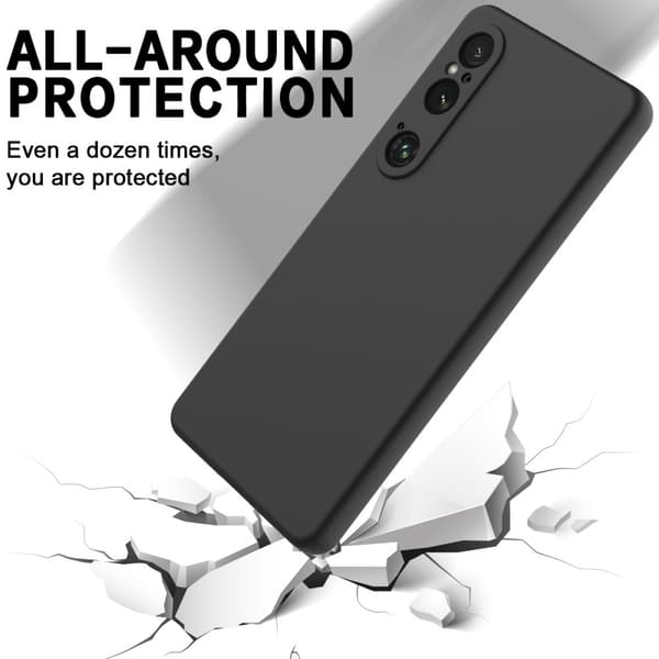 Sony Xperia 1 VI Silikon Skal Svart