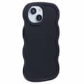 Miniatyrbild 3 av 6: iPhone 14 Mobilskal Wavy Svart