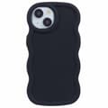 Miniatyrbild 1 av 6: iPhone 14 Mobilskal Wavy Svart