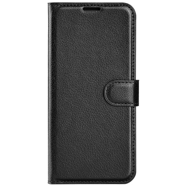Sony Xperia 1 VI Fodral Litchi Läder Svart