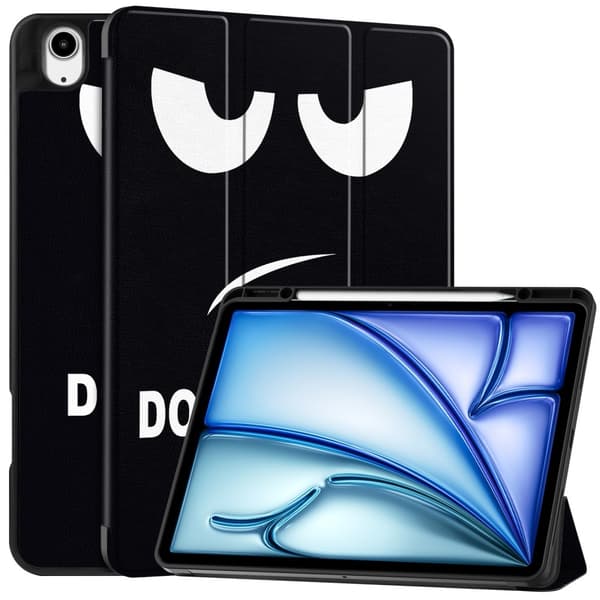 iPad Air 13 2025/2024 Tri-Fold Fodral Pennhållare Dont Touch Me