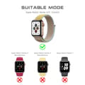 Miniatyrbild 3 av 6: ShellBox Armband Apple Watch 44 mm Vattentätt Skal Svart