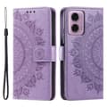 Miniatyrbild 1 av 6: Motorola Moto G04 4G/G24 4G Fodral Mandala Lila