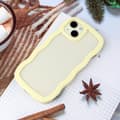 Miniatyrbild 3 av 3: iPhone 15 Skal Wavy Hybrid Transparent/Gul