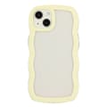 Miniatyrbild 1 av 3: iPhone 15 Skal Wavy Hybrid Transparent/Gul