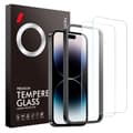 Miniatyrbild 1 av 6: NORTHJO iPhone 14 Pro Skärmskydd 2-PACK Härdat Glas