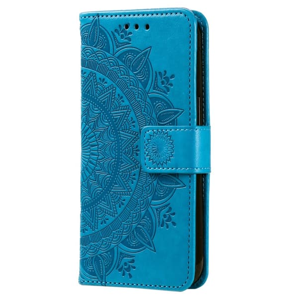 Motorola Moto G04 4G/G24 4G Fodral Mandala Blå