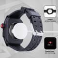 Miniatyrbild 6 av 6: ShellBox Armband Apple Watch 41 mm Vattentätt IP68 Skal Svart