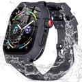 Miniatyrbild 1 av 6: ShellBox Armband Apple Watch 41 mm Vattentätt IP68 Skal Svart