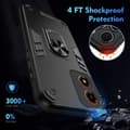 Miniatyrbild 4 av 6: Motorola Moto G04 4G/G24 4G Hybrid Ring Skal Svart