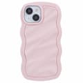 Miniatyrbild 1 av 6: iPhone 14 Mobilskal Wavy Textur Rosa