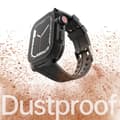 Miniatyrbild 6 av 6: ShellBox Armband Apple Watch 45 mm Vattentätt IP68 Skal Svart