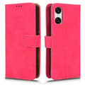Miniatyrbild 1 av 6: Sony Xperia 10 VI Fodral Skin Touch Läder Fodral Rosa