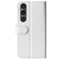 Miniatyrbild 6 av 6: Sony Xperia 1 VI Fodral Crazy Horse Läder Vit