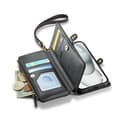 Miniatyrbild 6 av 6: CASEME iPhone 15 Plånboksfodral Svart