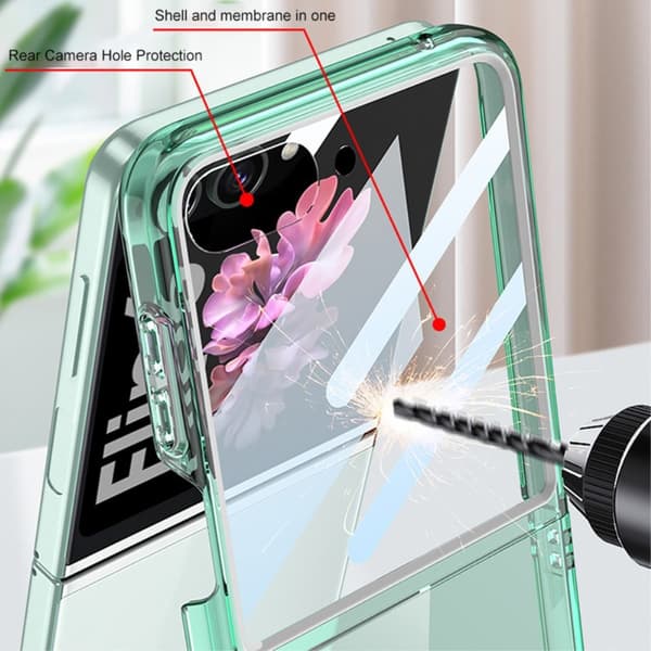 GKK Galaxy Z Flip 6 Skal Hybrid Transparent
