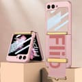 Miniatyrbild 1 av 6: GKK Galaxy Z Flip 6 Skal Bälte Hybrid Rosa