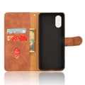 Miniatyrbild 4 av 6: Sony Xperia 10 VI Fodral Skin Touch Läder Fodral Brun