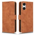 Miniatyrbild 1 av 6: Sony Xperia 10 VI Fodral Skin Touch Läder Fodral Brun