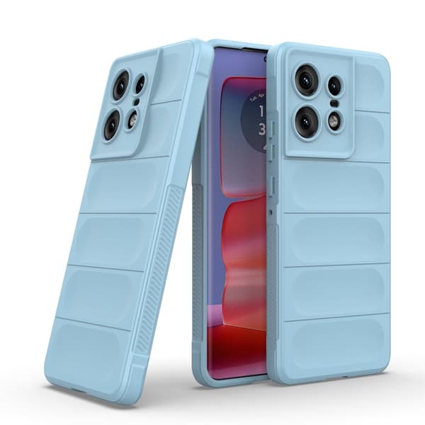 Motrola Edge 50 Pro 5G Skal Magic Shield Ljus Blå