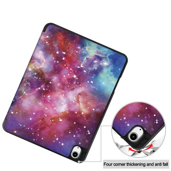 iPad Air 13 2025/2024 Tri-Fold Fodral Med Pennhållare Galaxy