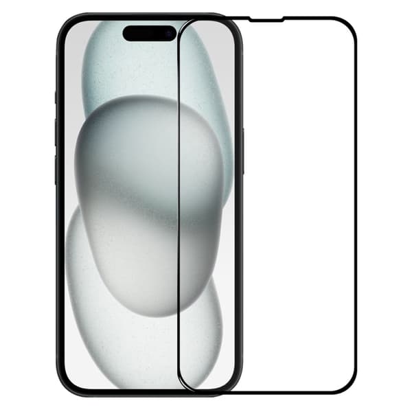 NORTHJO iPhone 15 Skärmskydd Heltäckande Härdat Glas