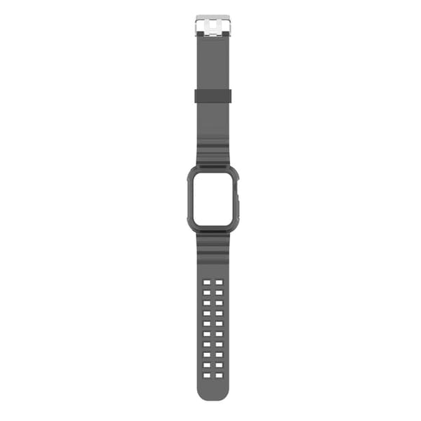 Apple Watch 38/40/41mm Kristall Skal/Armband Tonad Svart