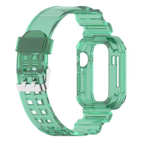 Apple Watch 38/40/41mm Kristall Skal/Armband Grön