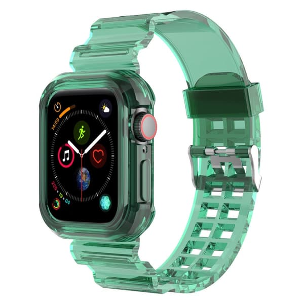 Apple Watch 38/40/41mm Kristall Skal/Armband Grön