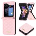 Miniatyrbild 2 av 6: Galaxy Z Flip 6 Skal Diamond Textur Rosa