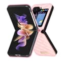 Miniatyrbild 1 av 6: Galaxy Z Flip 6 Skal Diamond Textur Rosa