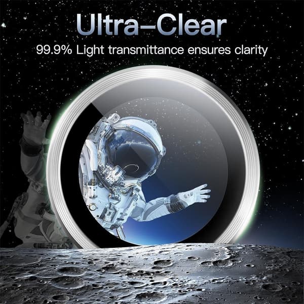 ENKAY Galaxy Z Flip 6 Linsskydd Härdat Glas Svart