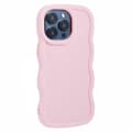 Miniatyrbild 3 av 6: iPhone 14 Pro Max Mobilskal Wavy Ljus Rosa