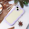 Miniatyrbild 3 av 3: iPhone 15 Skal Wavy Hybrid Transparent/Lila