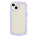Miniatyrbild 1 av 3: iPhone 15 Skal Wavy Hybrid Transparent/Lila
