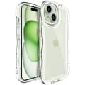 Miniatyrbild 1 av 6: IMAK iPhone 15 Skal Wavy TPU Skal Transparent