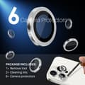Miniatyrbild 3 av 5: NORTHJO iPhone 14 Pro/Pro Max/15 Pro/Pro Max Linsskydd 2-PACK
