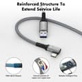 Miniatyrbild 5 av 6: AMVR 5m 60W Link Kabel till VR Headset USB-C Grå