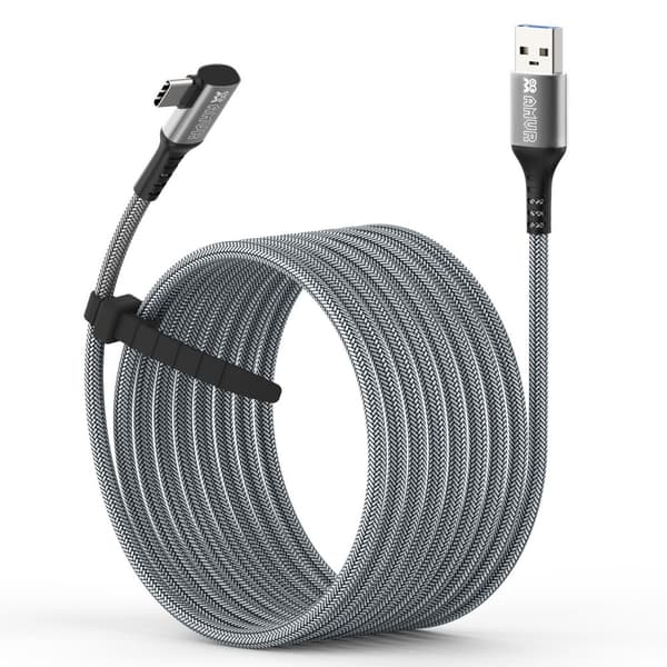 AMVR 5m 60W Link Kabel till VR Headset USB-C Grå