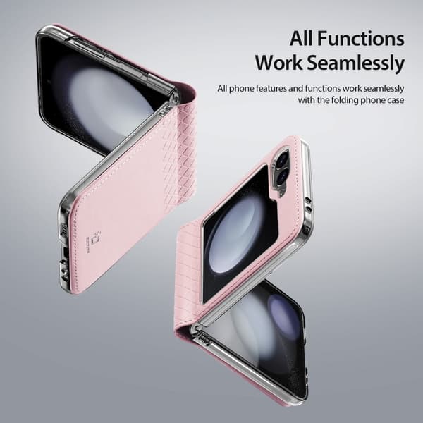 DUX DUCIS Galaxy Z Flip 6 Skal Bril Series Rosa