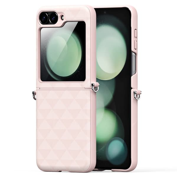 DUX DUCIS Galaxy Z Flip 6 Skal Fitt Series Korthållare Rosa