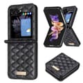 Miniatyrbild 2 av 6: Galaxy Z Flip 6 Skal Diamond Textur Svart