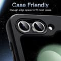 Miniatyrbild 6 av 6: ENKAY Galaxy Z Flip 6 Linsskydd Härdat Glas Guld